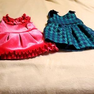 2 PC Baby Girls dress bundle